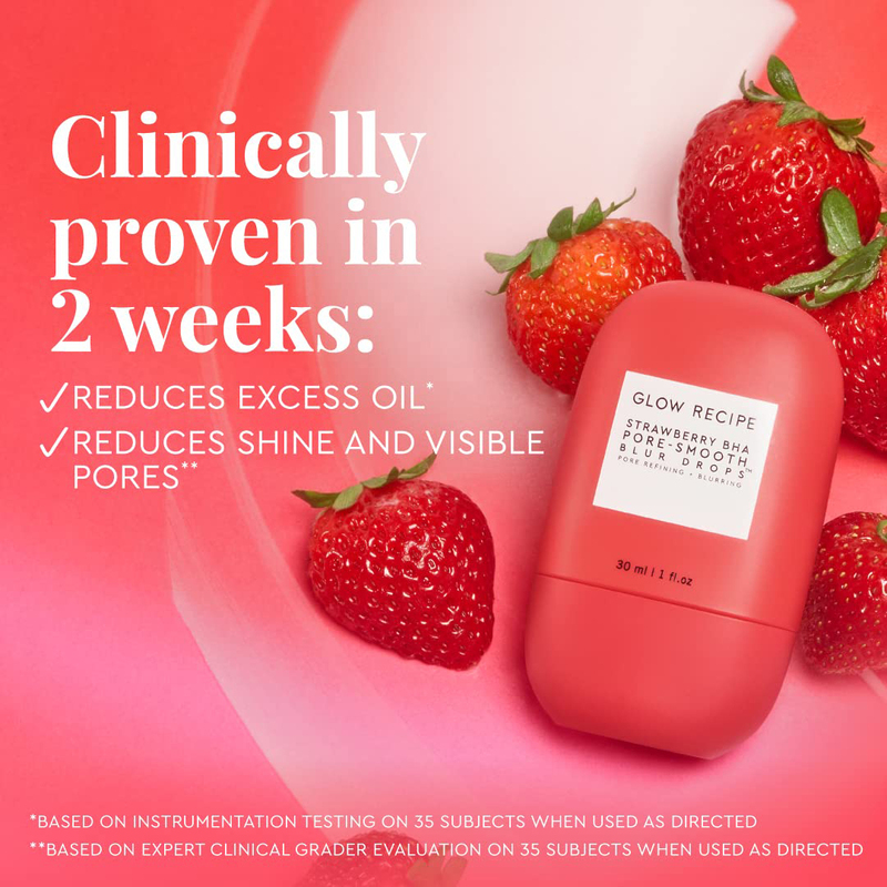 Glow Recipe Strawberry BHA Pore-Smooth Blur Drops, 30ml