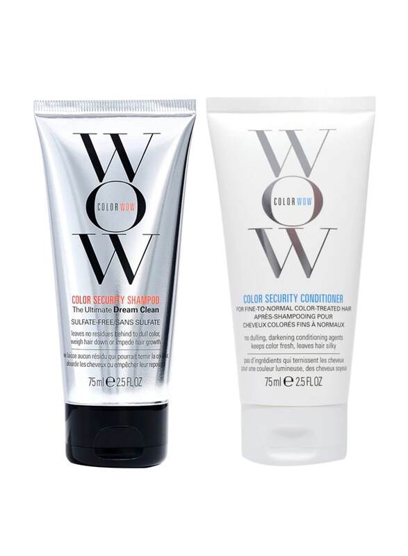 

Color Wow Color Security Shampoo and Conditioner Travel Duo Set for Dry Hair, 2 x 250ml