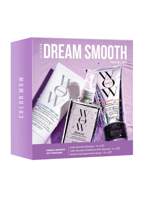 

Color Wow Dream Smooth Travel Kit for Coloured Hair, 3 Pieces