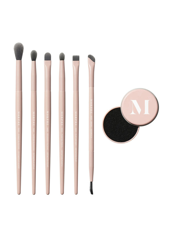 

Morphe Bamboo and Charcoal Infused Eye Brush Set, Eye Shaping Essentials, Beige