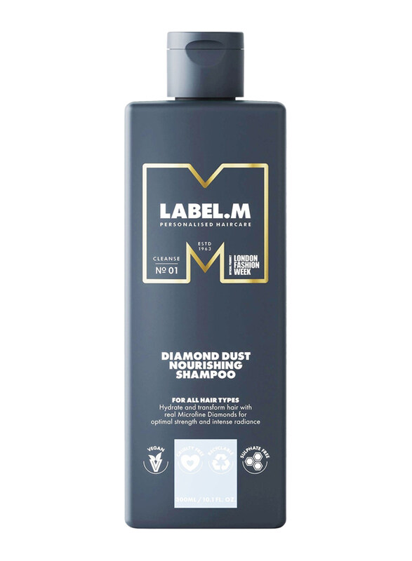 

Label.M Diamond Dust Nourishing Shampoo for All Hair Types, 300ml