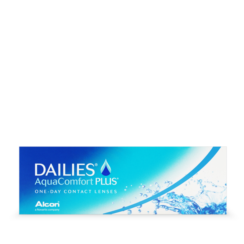 

Dailies AquaComfort Plus, Pack Of 30 Lenses, Daily Disposable Contact Lenses, Clear Contact Lenses