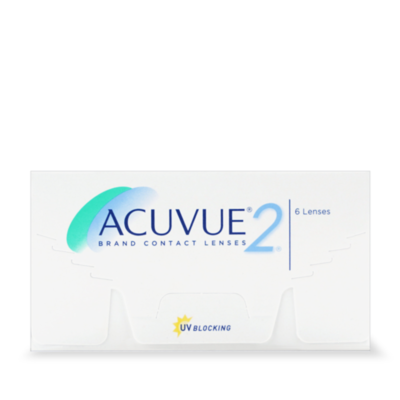 

Acuvue 2 Pack Of 6 Lenses, 2 Week Disposable Contact Lenses, Clear Contact Lenses