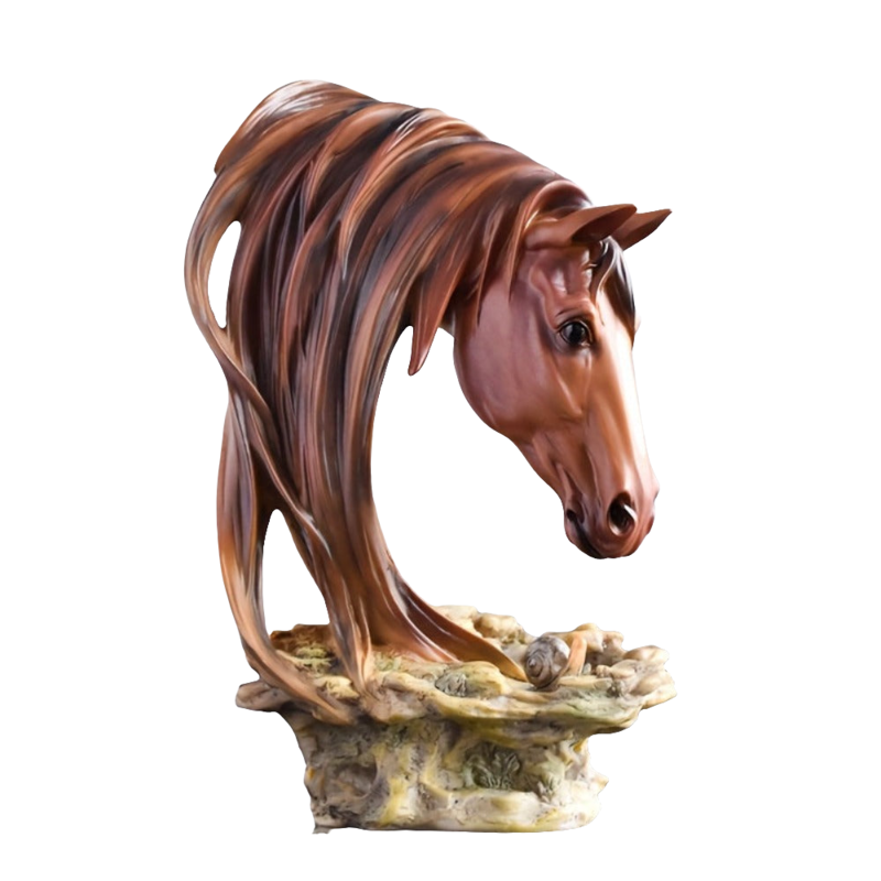 

House of Avana Decorative Horse Head Figurine Sculpture