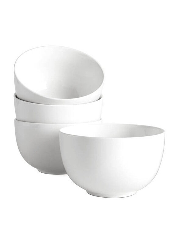 

Mash 4-Piece 15cm Ceramic Deep Soup Bowl Set, White