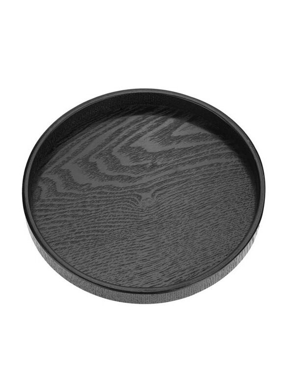 

Mash 30cm Round Bamboo Tray, Black