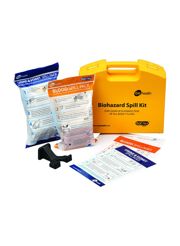 

GV Health Bodily Fluids Mini Spill Kit, 2 Pieces, Multicolour
