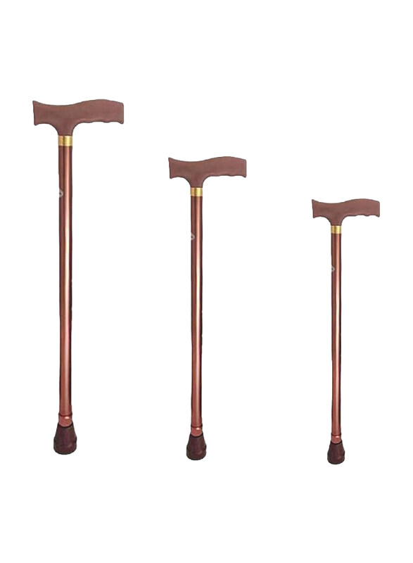 

StarMed Adjustable Aluminium Walking Stick, Brown