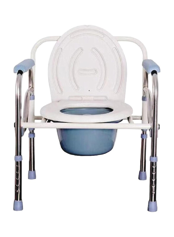 

StarMed Stainless Steel Portable Toilet Chair, Multicolour