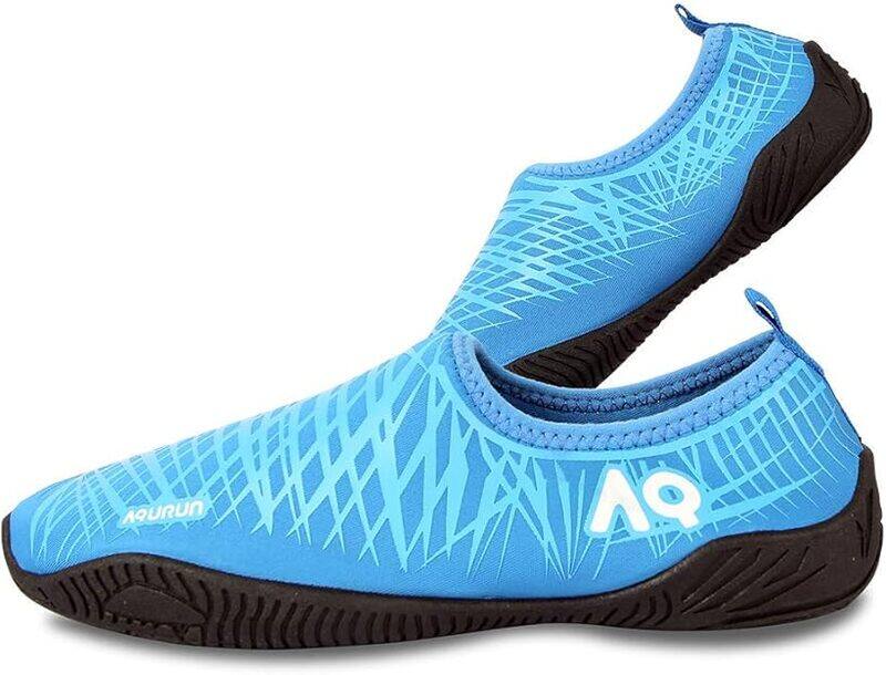 AquRun Edge Blue Beach Running Shoes for Toddler/Youth