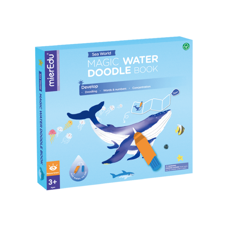 MierEdu Magic Water Doodle Book - Dive into Sea World Adventures!