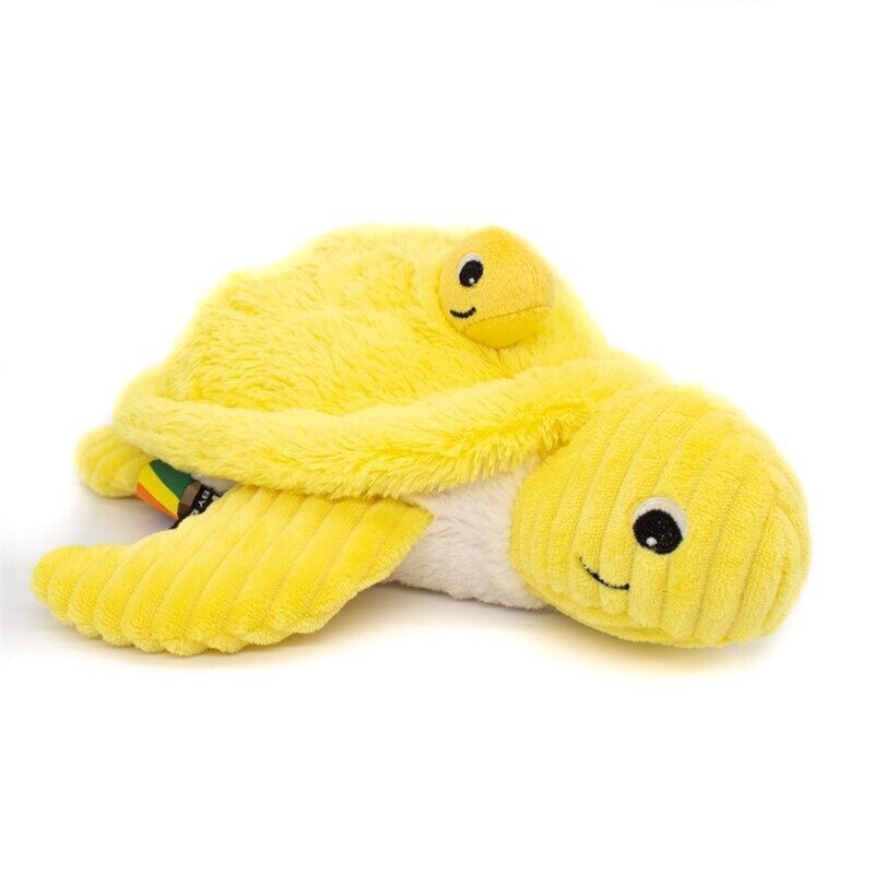 

Les Deglingos Sauvenou turtle plush toy mother and her yellow baby - Les Ptipotos