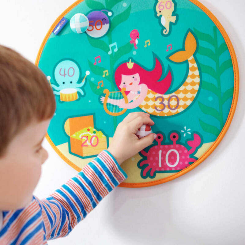 MierEdu Mermaid Treasure Dartboard Game - Hit the Magic!