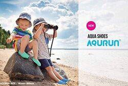 AQURUN EDGE Black - Beach Running Shoes for Toddlers & Youth