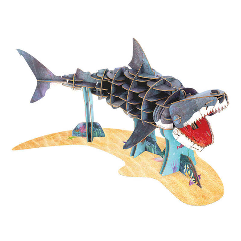 MierEdu Eco 3D Puzzle - Great White Shark (113 Pieces)