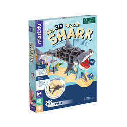 MierEdu Eco 3D Puzzle - Great White Shark (113 Pieces)