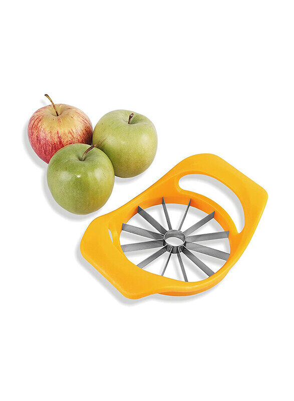 

Classy Touch Stainless Steel Fruit Cutter, Yellow