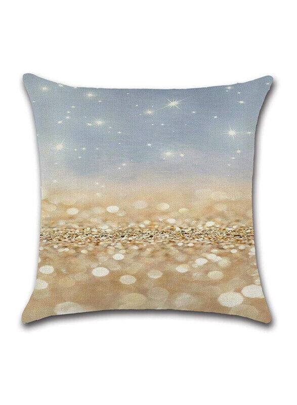 

ACEIR 45 x 45cm Sky & Sand Printed Cotton Blend Cushion Cover, Multicolour