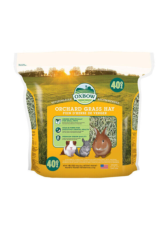 

Oxbow Orchard Grass Hay Small Animal Dry Food, 40 Oz