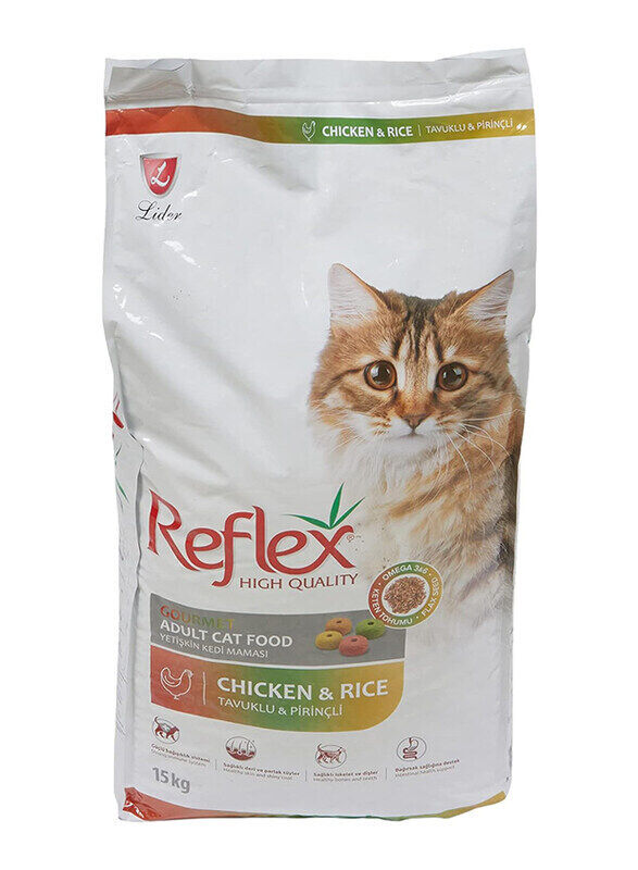 

Lider Reflex Gourmet Chicken & Rice Adult Cats Dry Food, 15 Kg