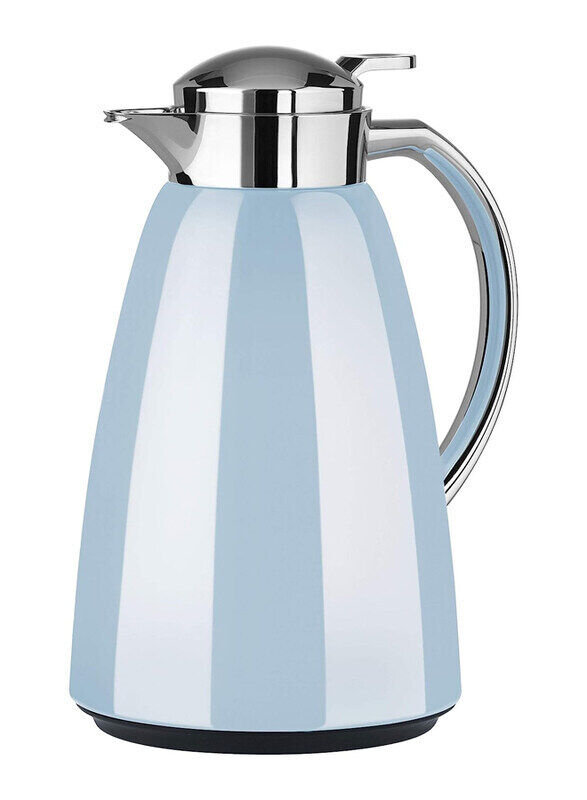 

Emsa 1 Ltr ABS/Plastic Thermal Jug Campo Flask, 600027, Pastel Blue