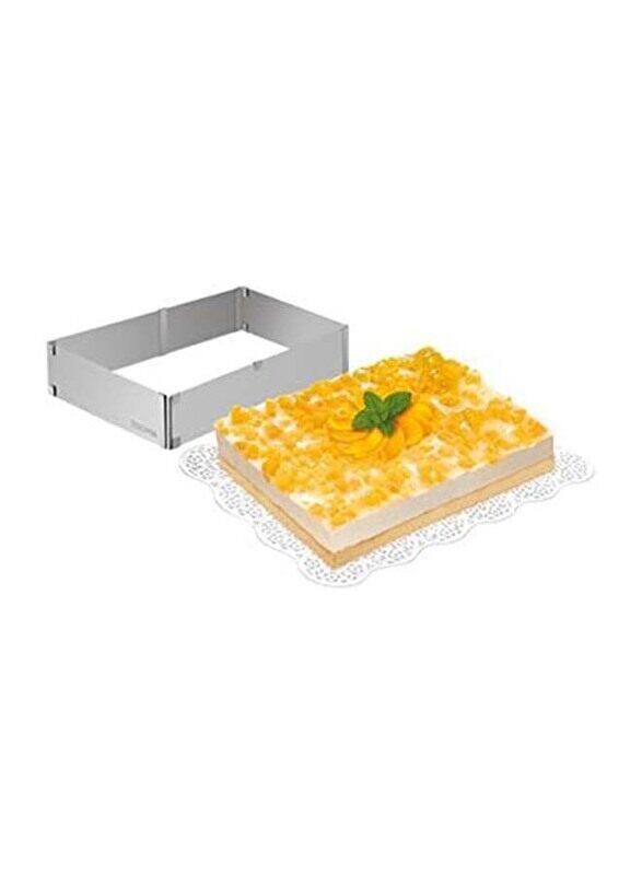 

Tescoma Delicia Rectangular Adjustable Baking Frame, 623382, Silver