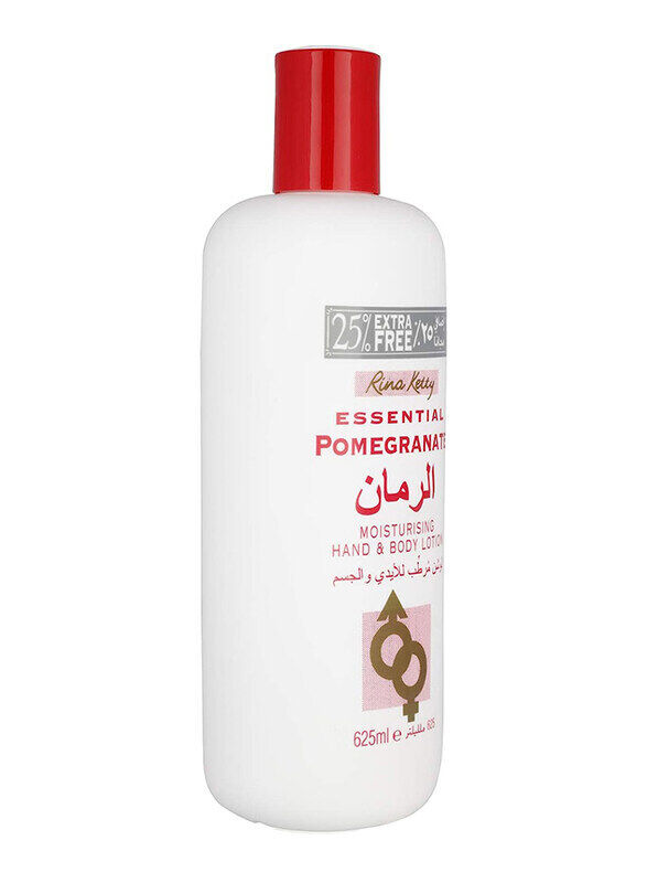 

Rina Ketty Essential Pomegranate Hand & Body Lotion, 625 ml