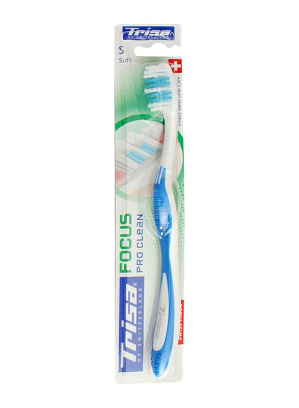 

Trisa Focus Toothbrush, Soft, 1 Piece