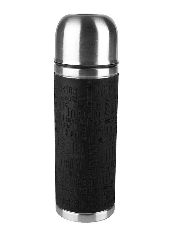 

Emsa 0.5L Stainless Steel Senator Flask, 515711, Black