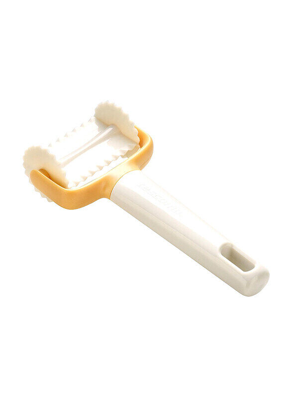 

Tescoma Delicia Rolling Crimped Circle Cutter, 630014, White/Yellow