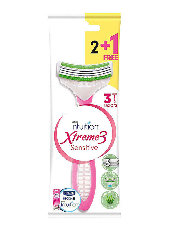 

Schick Intuition Xtreme3 Sensitive Blade Razor for Women, 3 Pieces
