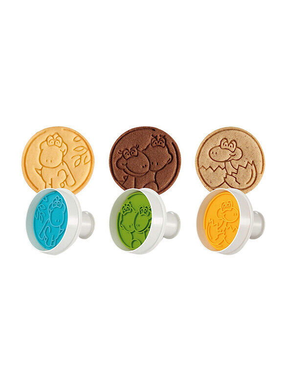 

Tescoma 3-Piece Dinosaur Delicia Cookie Cutter, Multicolour