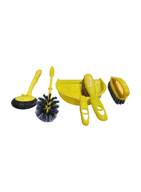 

Classy Touch Dustpan with Brush Set, 5 Pieces, Multicolour