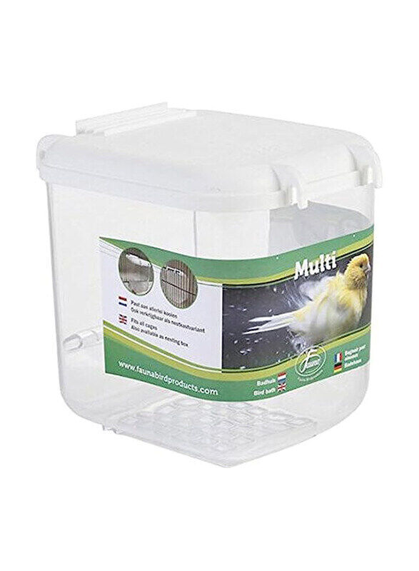 

Fauna Bath House for Birds, 14 x 11 x 14cm, Clear