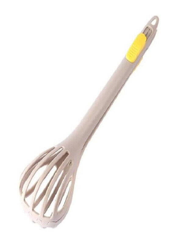 

Classy Touch 29cm Whisk Cum Tong, Grey/Yellow