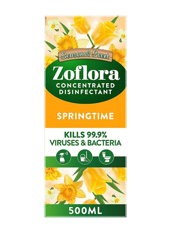 

Zoflora Multi-purpose Springtime Concentrated Disinfectant Cleaner, 500ml