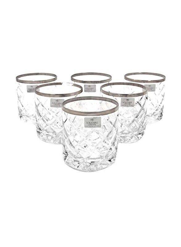 

Solitaire 6-Piece Tumbler Set, SOF PB/DIAMOND, Clear