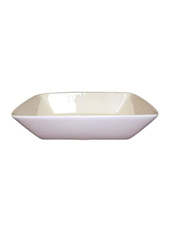 

Qualitier 25cm Square Bowl, White