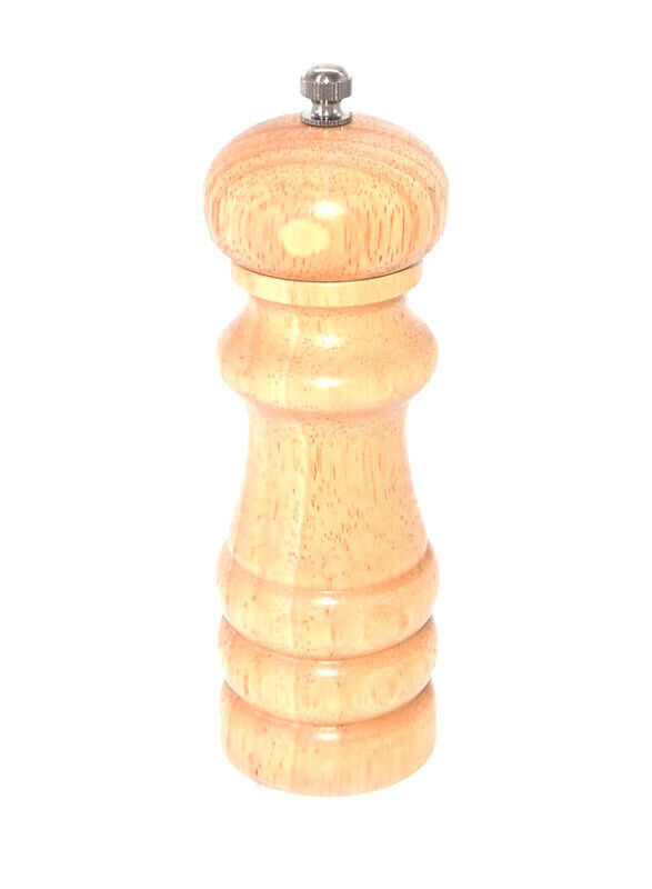 

Kitchen Souq Wooden Pepper Mill, 6.75 Inch, Wood