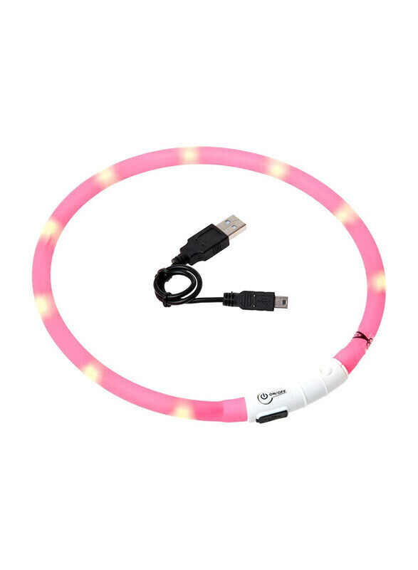 

Karlie Flamingo Visio Light LED Hose Collar, 70cm, Pink