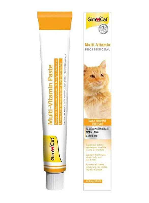 

Gimcat Daily Immune Support Multivitamin Paste, 20g, Multicolour
