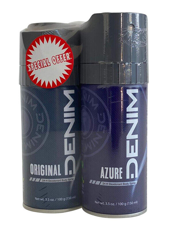 

Denim Anti-Perspirant Deodorant, 2 x 100g