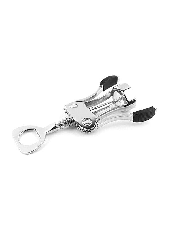 

Classy Touch 24cm Wing Style Corkscrew Bottle Opener, Silver
