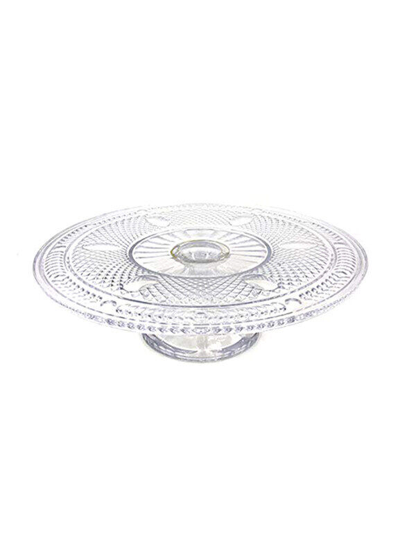 

Bohemia 38cm Footed Bowl, Clear