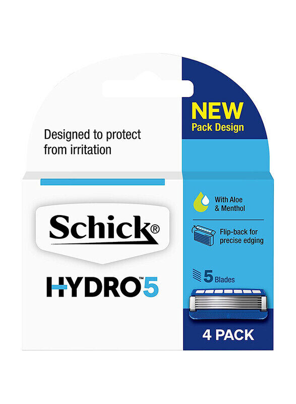 

Schick Hydro 5 Blade Razor Cartridge, 4 Pieces