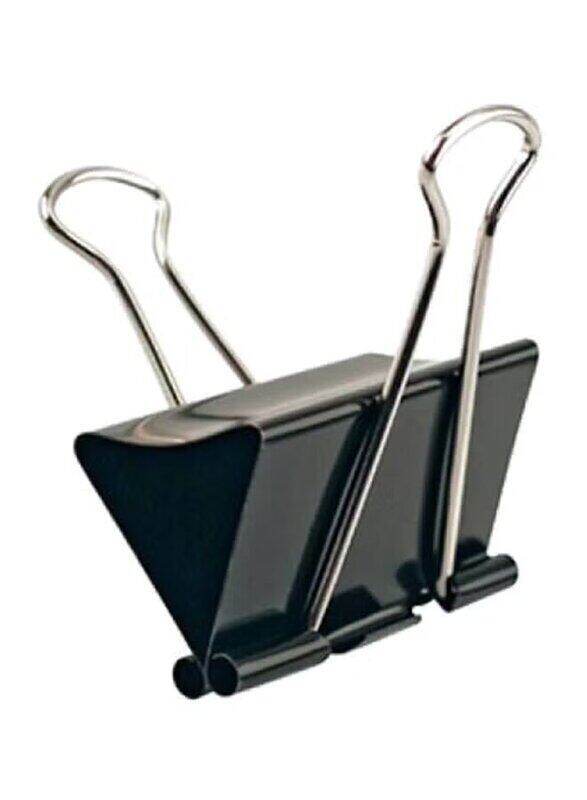 

Deluxe Amt 51mm Binder Clip Set, 12 Piece, Black/Silver