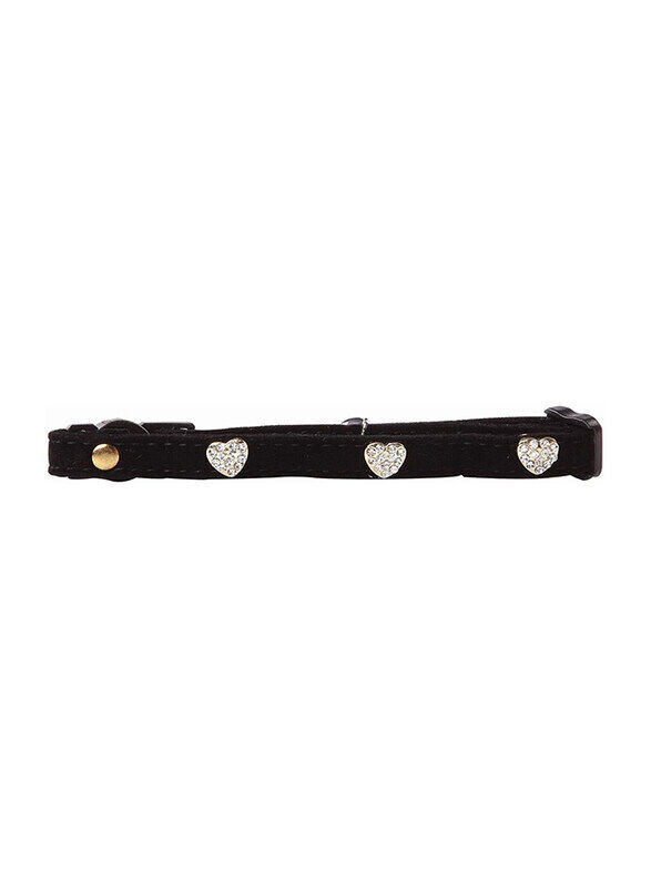 

Pawise Adjustable Diamond Collar for Cats, Black