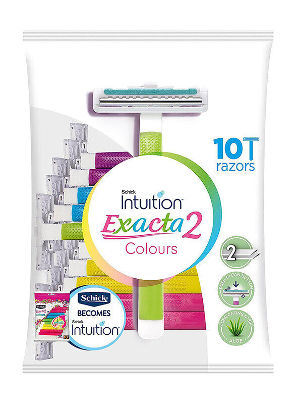 

Schick Exacta 2 Sensitive Razor for Women, 10 Pieces