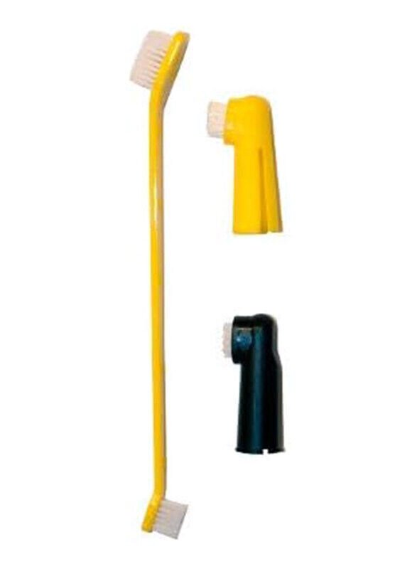 

GimDog Tooth Brushes Set, Yellow