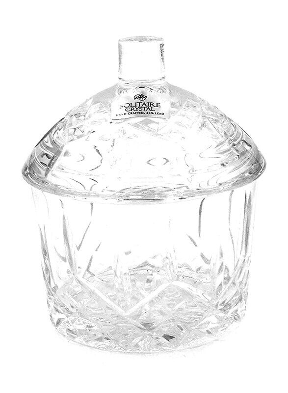 

Laopala 3-Piece Glass Candy Bowl with Cover, Clear